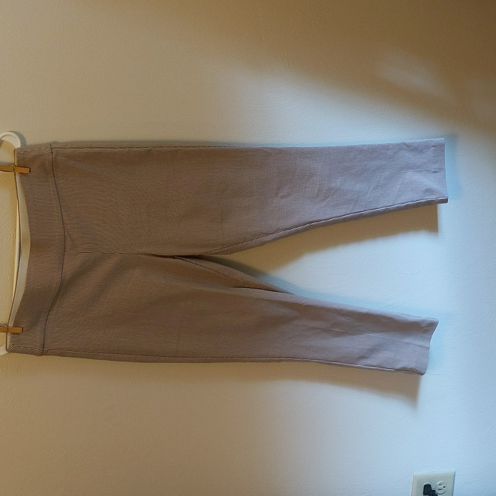Striped Light Brown Pants